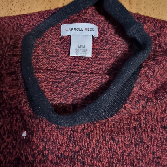 Carroll Reed Maroon Christmas Dog Sweater - Picture 5 of 6